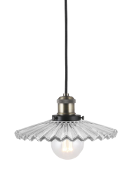 Nostalgische Pendellampe „Cobbler“ Ø 25 cm Globen Lighting