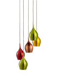 Multi-Drop Dimmbare Pendellampe „Vibrant“ Searchlight