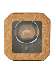 Uhrenbeweger „Cortiça Single Watch Winder“ Natur, Grün WOLF