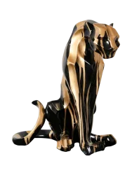 image LAND Skulptur Sitzender Panther  | Schubiger Möbel