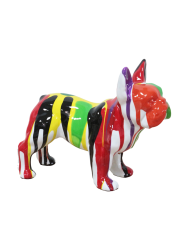 image LAND Skulptur Bunte bulldogge 1  | Schubiger Möbel