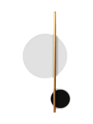 LED Design Wandlampe „Duo“ Schwarz, Weiss, Gold Schuller
