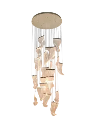 LED Design Galerielampe „Velos XXL“ Silber, Transparent Schuller