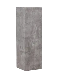 Blumen- und Dekorationssäule „Ramsvik“ - Höhe 130 cm Grau VE DESIGN