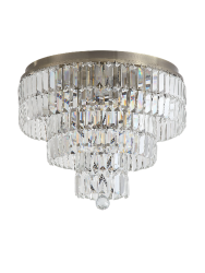 Exklusive, dimmbare Deckenlampe „Empire“ Gold / Klar Searchlight