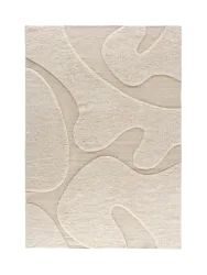 Design Teppich „Boone“ aus Wolle, verschiedene Grössen Beige VE DESIGN