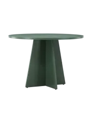 Runder Design Esstisch „Bootcut“ Ø 110 cm Grün VE DESIGN
