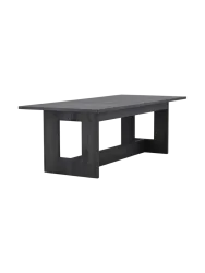 Design Esstisch „Milly“ 235 x 100 cm Schwarz VE DESIGN