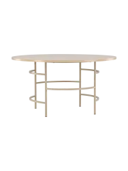 Runder Design Esstisch „Copenhagen“ Ø 140 cm Natural VE DESIGN