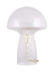 Dimmbare Design Tischlampe „Fungo Special Edition“, Transparent Globen Lighting
