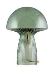 Design Tischlampe „Fungo“ aus mundgeblasenem Glas, Grün Globen Lighting
