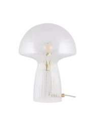 Dimmbare Design Tischlampe „Fungo Special Edition“, Transparent Globen Lighting