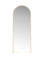 Design Wandspiegel „Skeppsvik“ mit Beleuchtung, 70 x 185 cm Silber, Transparent VE DESIGN
