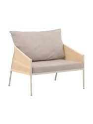 Design Loungesessel „Louie“ Leinen VE DESIGN