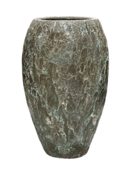 Grosser, hochwertiger In-/Outdoor Blumentopf „Lava Emperor“ Ø 45 x 75 cm Baq Design