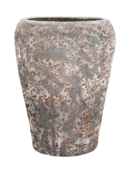 Grosser, exklusiver In-/Outdoor Blumentopf „Lava Coppa“ Baq Design