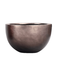 Grosser Blumentopf „Metallic Bowl“ Baq Design