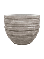 Grosser XL In-/Outdoor Blumentopf „Polystone Coated Plain Junar“, ver. Grössen Baq Design