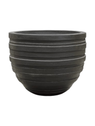 Grosser XL In-/Outdoor Blumentopf „Polystone Coated Plain Junar“, ver. Grössen Baq Design