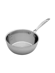 Premium Sauteuse „Fusion 5“ Silber Ø 20 cm, 1.8 Liter SCANPAN