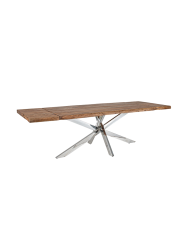 Ausziehbarer Massivholz Esstisch „Arkansas“ 180 - 260 x 90 cm Bizzotto Home Emotion