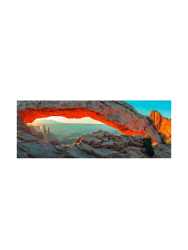 image LAND Digitaldruck auf Glas Felsformation im Sonnenaufgang  | Schubiger Möbel