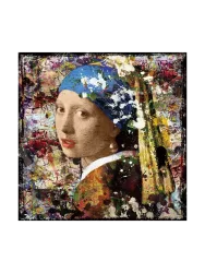 image LAND Digitaldruck auf Glas Antike Dame Modernisiert  | Schubiger Möbel
