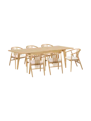 Set Tisch und 6 Stühle HOUSE NORDIC DARWIN