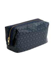 Necessaire „Signature“ Leder Blau WOLF