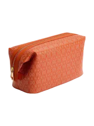 Necessaire „Signature“ Leder Orange WOLF
