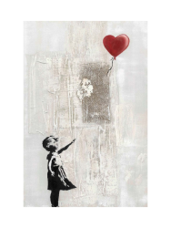 image LAND Gemälde Love Balloon Girl  | Schubiger Möbel