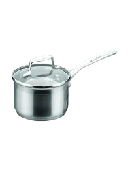 Premium Stielkasserolle „Impact“ inkl. Deckel Silber Ø 18 cm, 2.5 Liter SCANPAN
