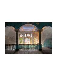 image LAND Digitaldruck auf Glas Lost Place Treppenhaus 2  | Schubiger Möbel
