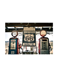 image LAND Digitaldruck auf Glas Route 66  | Schubiger Möbel