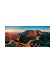 image LAND Digitaldruck auf Acrylglas Berge im Sonnenaufgang  | Schubiger Möbel