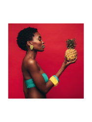 image LAND Digitaldruck auf Acrylglas Schönheit mit Ananas  | Schubiger Möbel