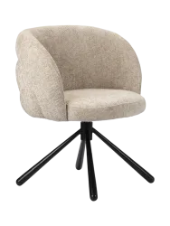 Drehbarer Design Stuhl „Pebble“ mit Armlehnen Global Interiors
