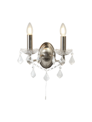 Elegante Wandlampe „Paris“ 2-Flammig Searchlight