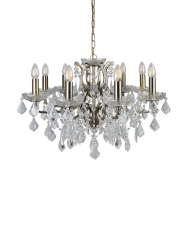 Grosser, eleganter Kronleuchter „Paris“ 8-flammig Searchlight