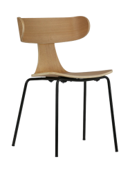 mutoni - Holzstuhl Form Natur, One Size, Braun