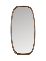 Design Wandspiegel „Nyko“ mit Holzrahmen, verschiedene Grössen White Label by Bloomingloft