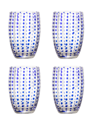 4er Set Mundgeblasene Design Trinkgläser „Brinley“ Bloomingville
