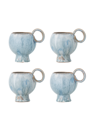Handgefertigter Becher „Avonlea“, 4er-Set Bloomingville