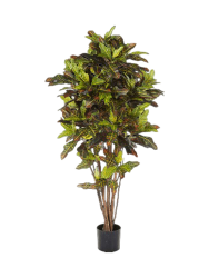 Lebensechte Kunstpflanze „Croton Exellent Bush“, verschiedene Grössen Baq Design