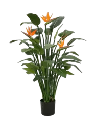 Lebensechte Kunstpflanze „Strelitzia Nicolai deluxe“, Ø 110 x 140 cm Baq Design