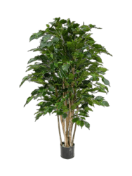 Lebensechte Kunstpflanze „Ficus Benjamina Exotica“ Ø 70 x 120 cm Baq Design