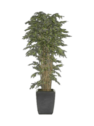 Lebensechte Kunstpflanze „Bamboo Bush“, Ø 50 x 175 cm Baq Design