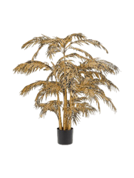 Lebensechte XL Kunstpflanze „Areca Palm Gold“, Ø 115 x 200 cm Baq Design