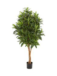 Lebensechte Kunstpflanze „Croton Goldfinger“, verschiedene Grössen Baq Design