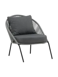 Outdoor Loungesessel „Lindos“ Grau VE DESIGN